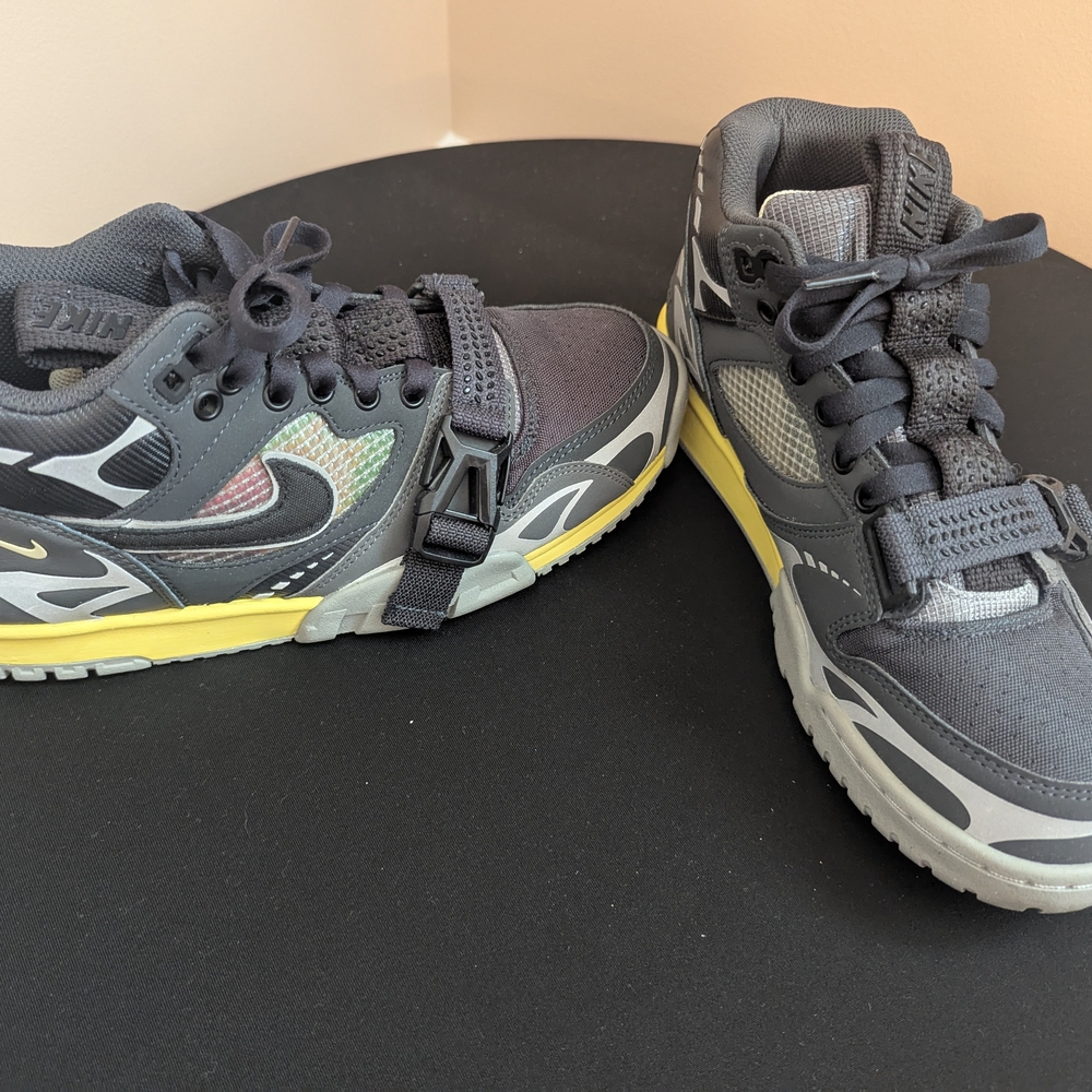 Nike Air Trainer 1 SP Shoes Utility Dark Smoke And Yellow